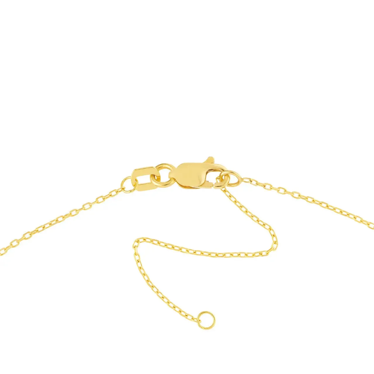 Small Block Nameplate Necklace