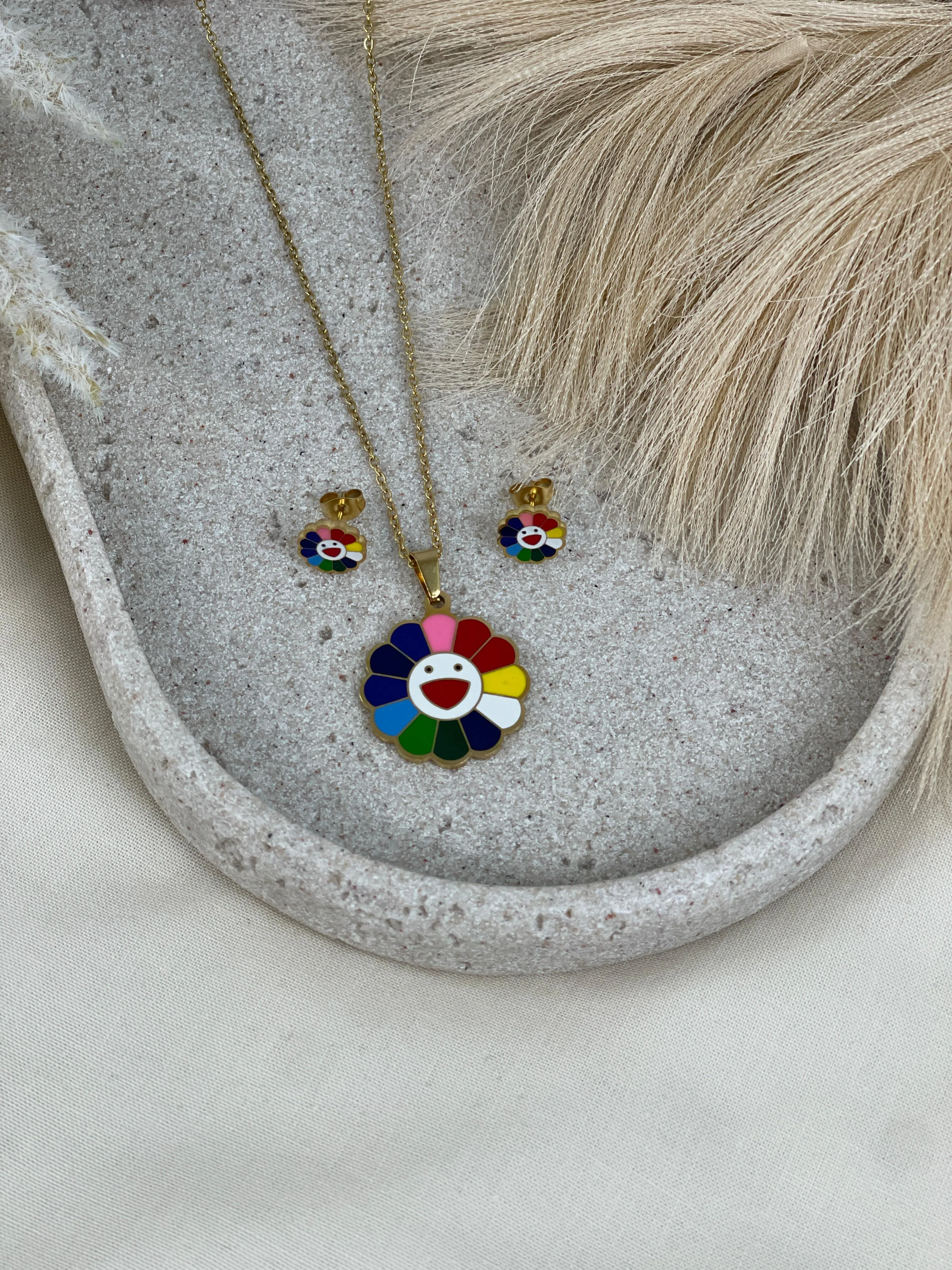 Smiley Flower Set