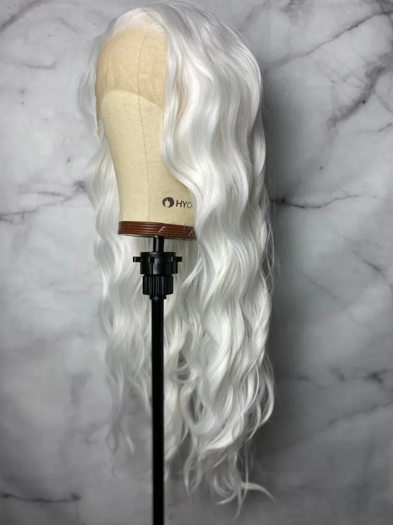 Snow White Long Wave Lace Front Wig