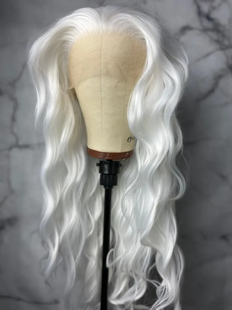 Snow White Long Wave Lace Front Wig