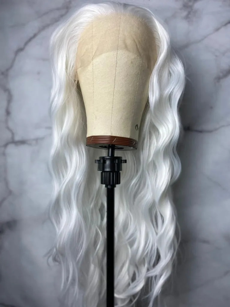 Snow White Long Wave Lace Front Wig