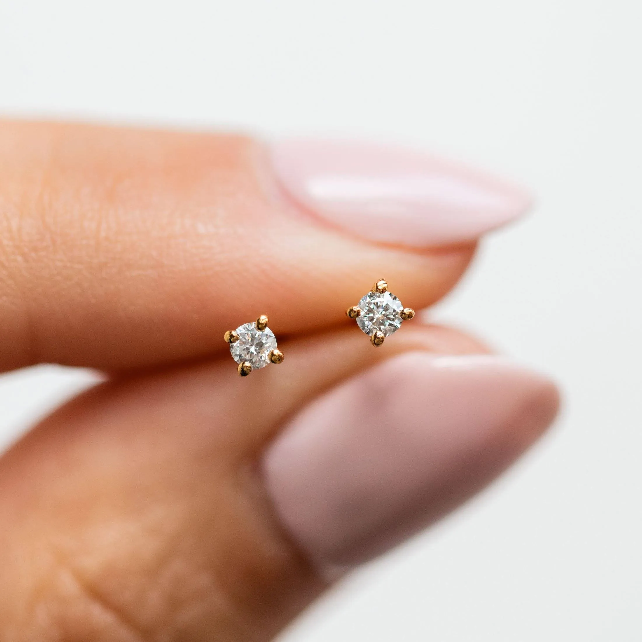 Solid Gold Delicate Diamond Gift Set