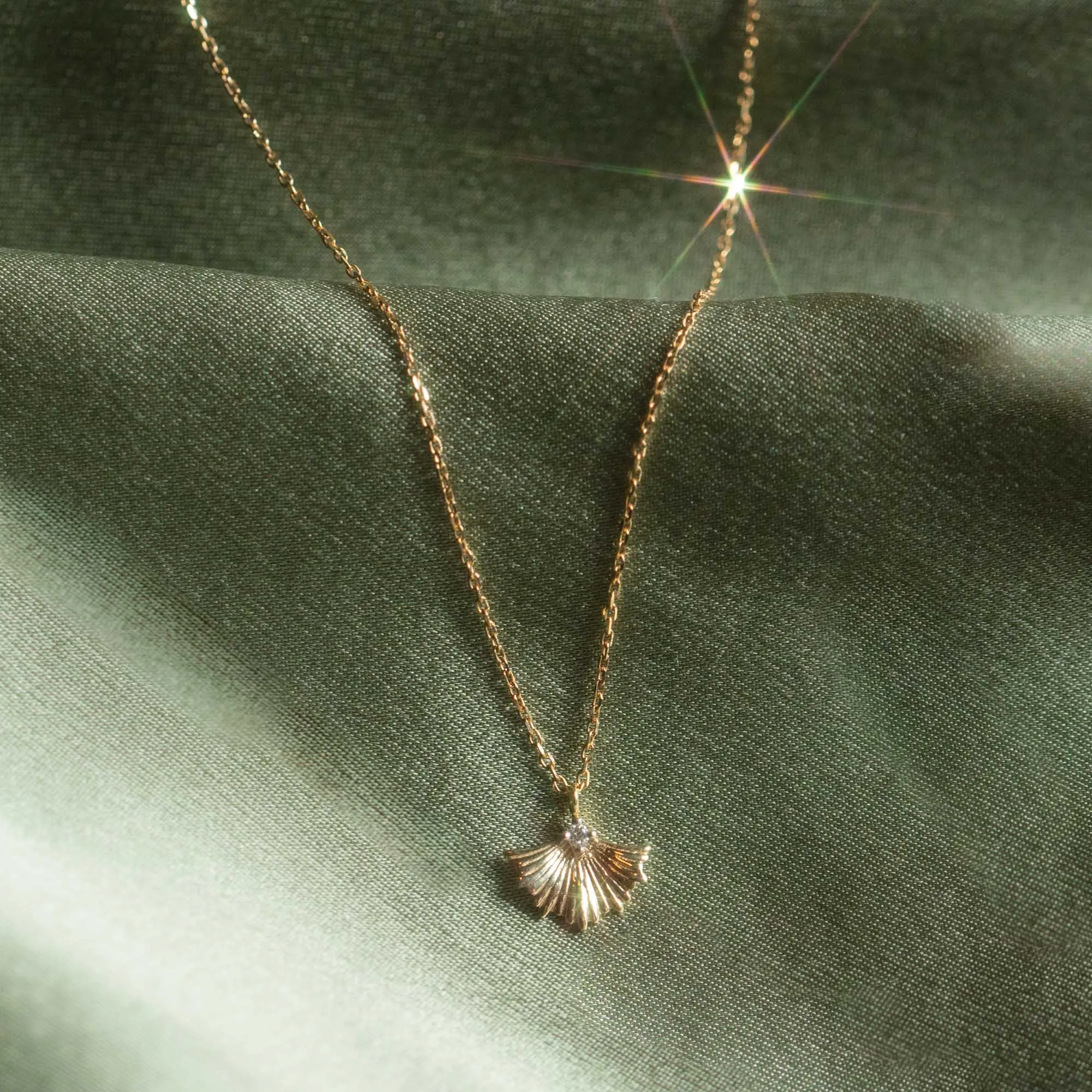 Solid Gold Delicate Diamond Gift Set