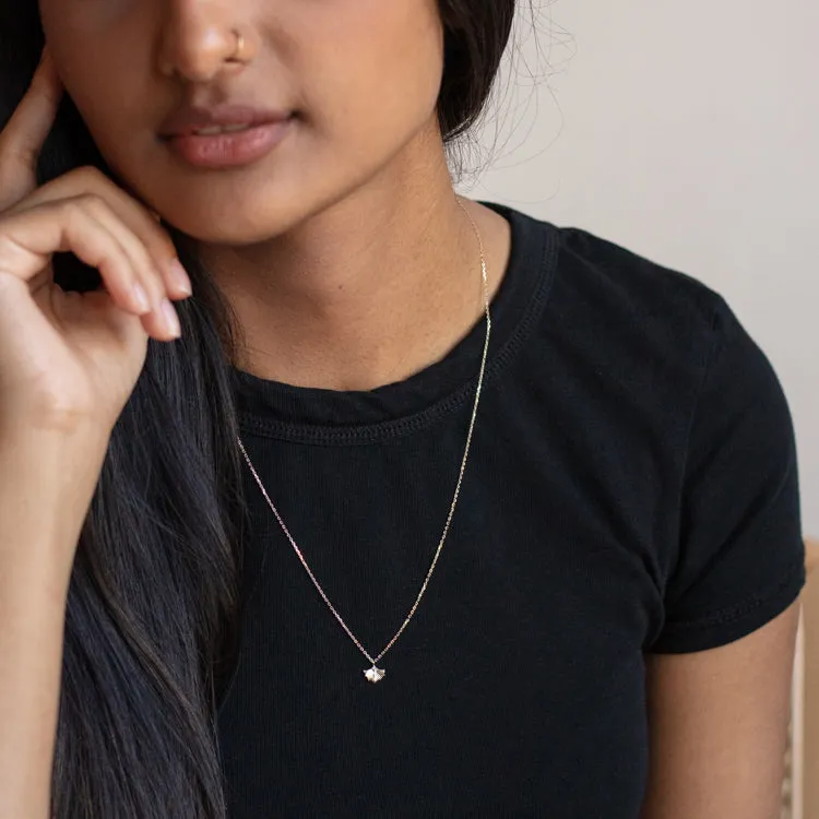 Solid Gold Delicate Diamond Gift Set
