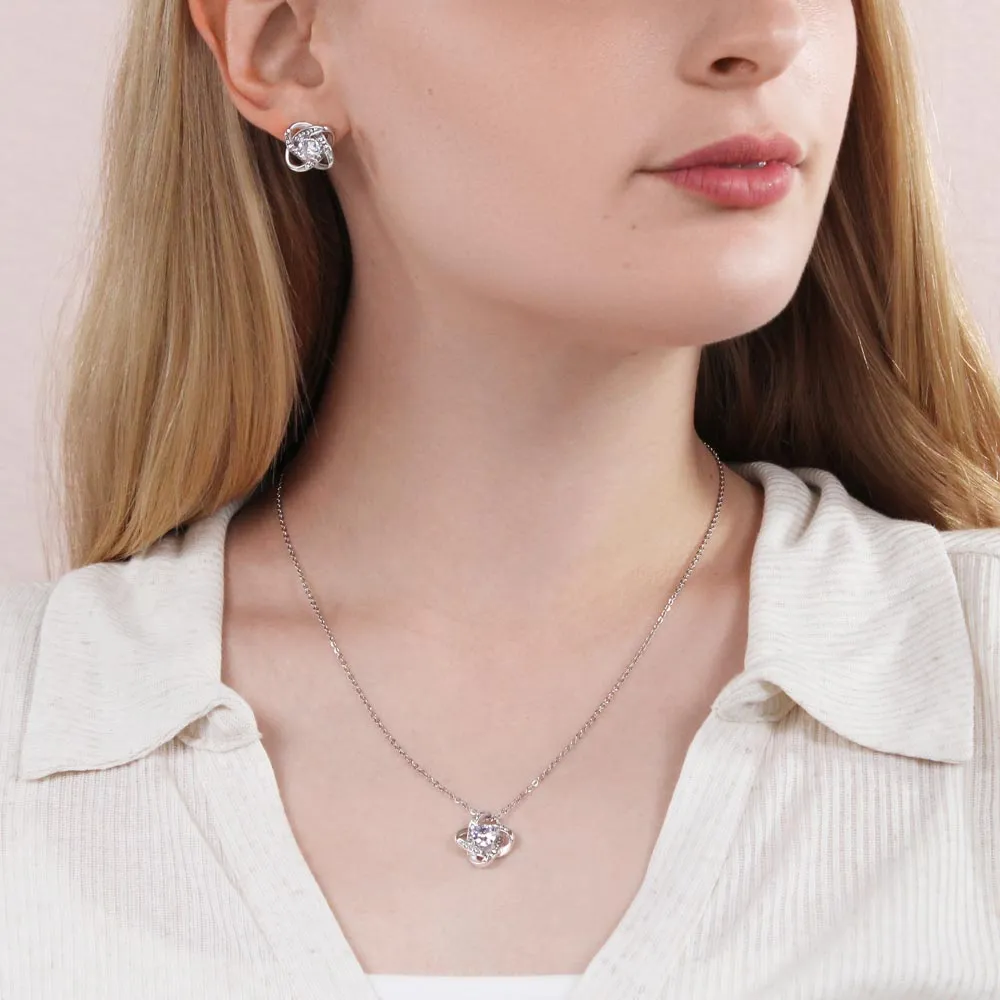Soulmate Love Knot Jewelry Set-Life may not always be sweet