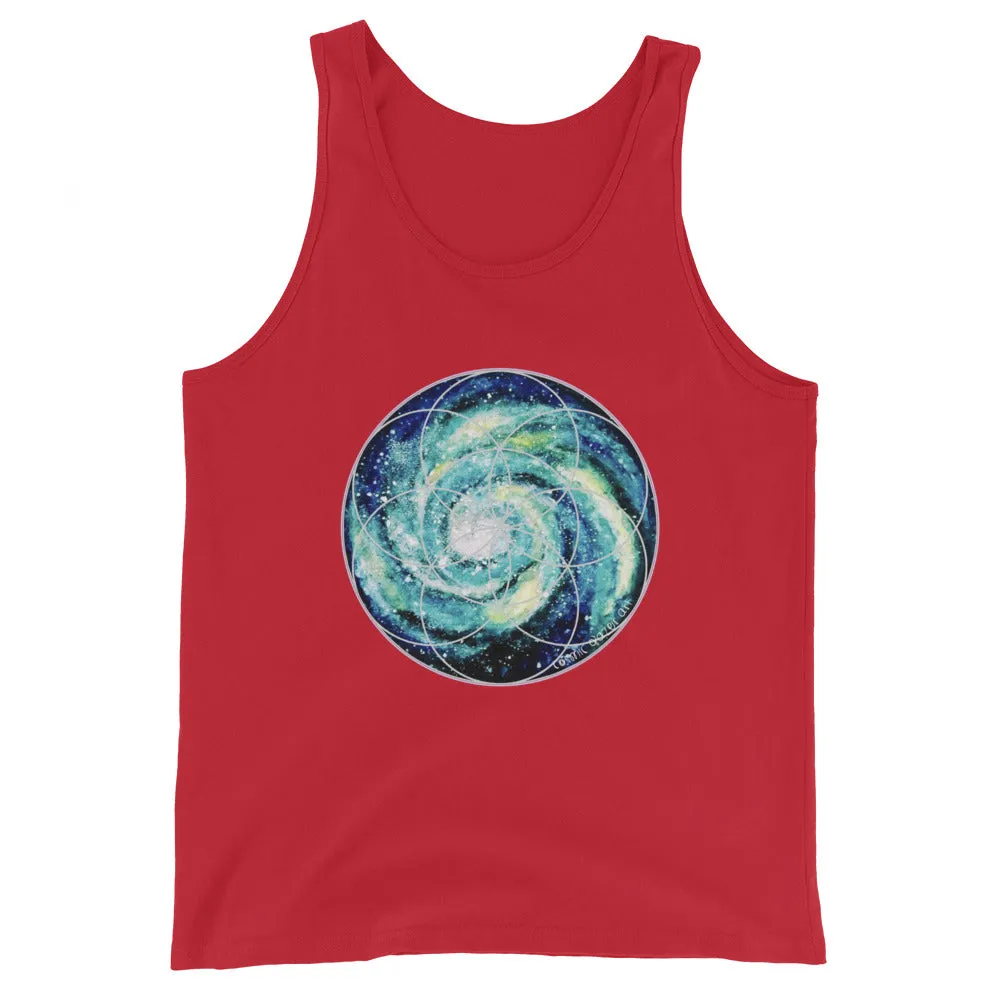Spiral Galaxy Seed of Life ☆ Unisex Tank