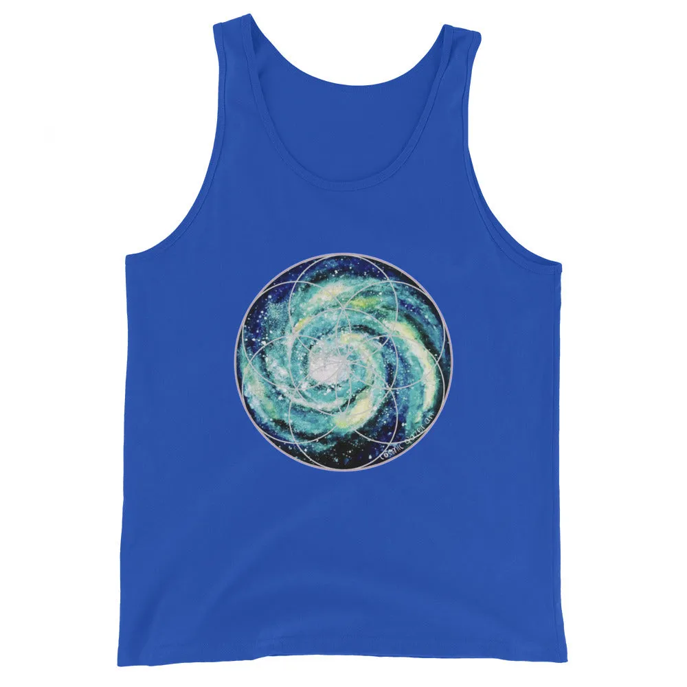 Spiral Galaxy Seed of Life ☆ Unisex Tank