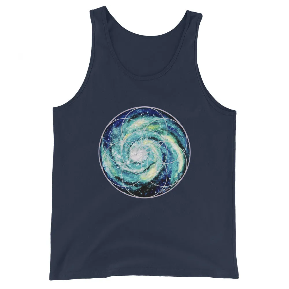 Spiral Galaxy Seed of Life ☆ Unisex Tank