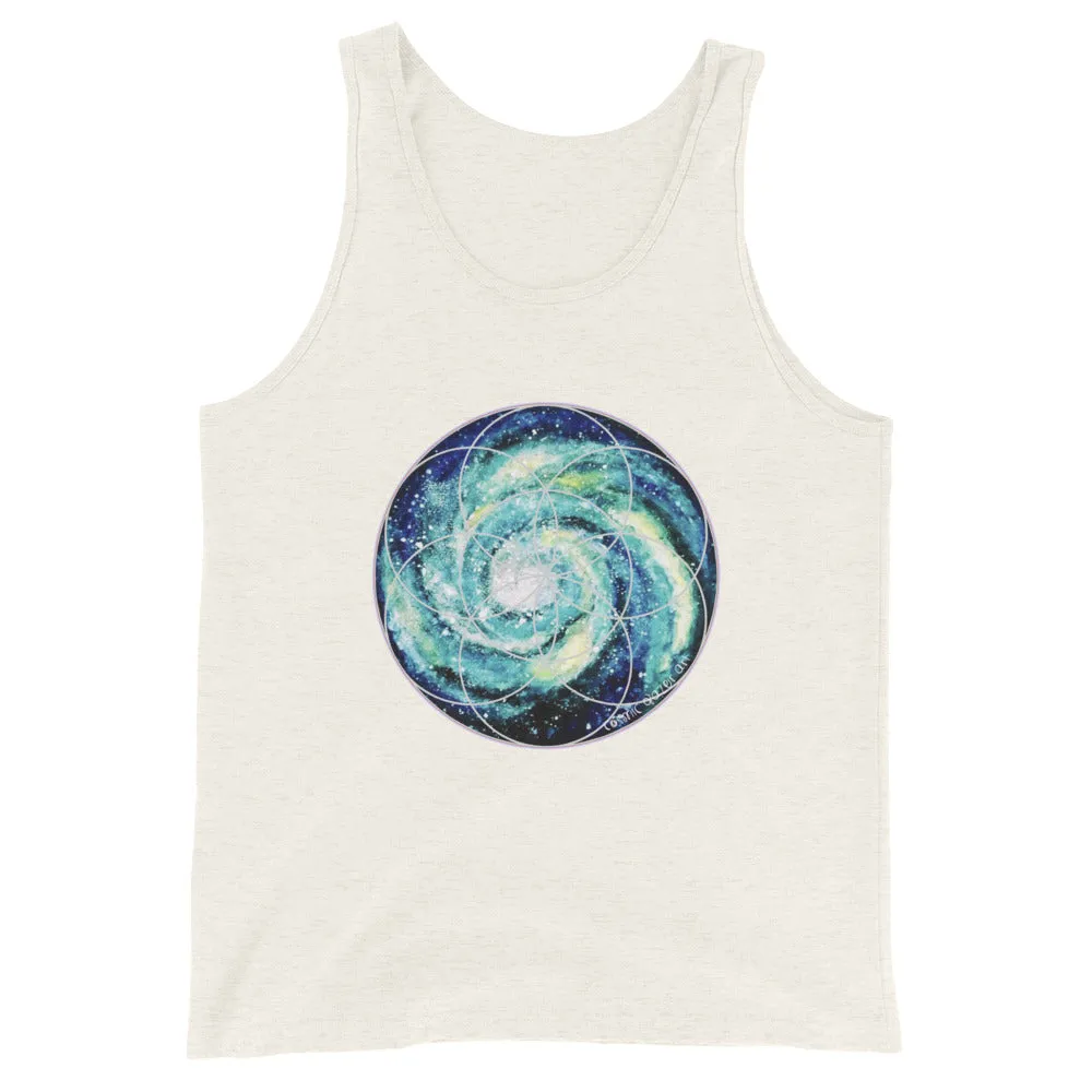 Spiral Galaxy Seed of Life ☆ Unisex Tank