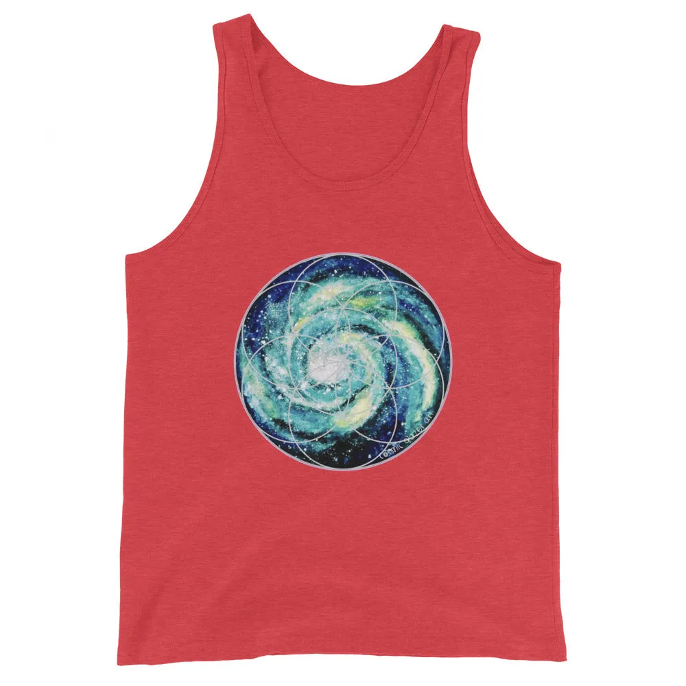Spiral Galaxy Seed of Life ☆ Unisex Tank
