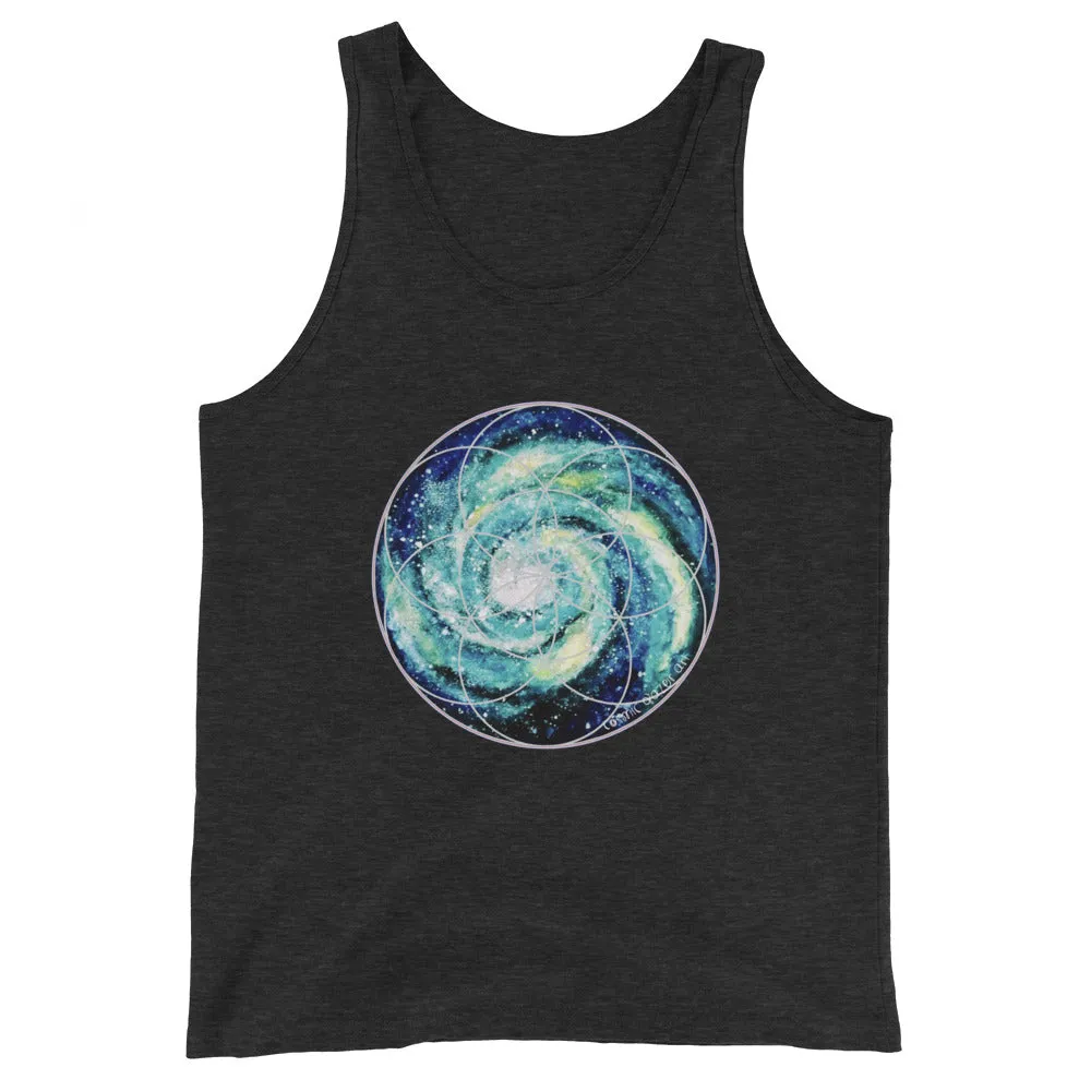 Spiral Galaxy Seed of Life ☆ Unisex Tank