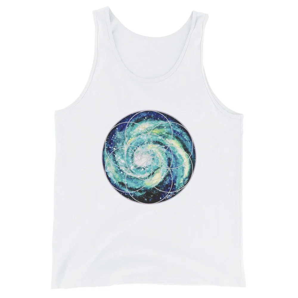Spiral Galaxy Seed of Life ☆ Unisex Tank