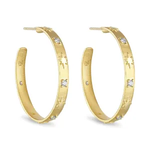Star and Stone Hoop