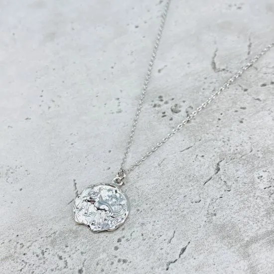 Star Sign Coin Necklace - Capricorn