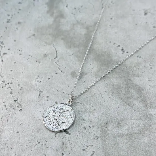 Star Sign Coin Necklace - Sagittarius