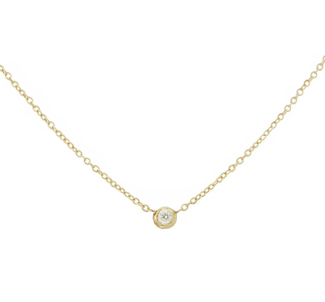 Stardust Floating Diamond Necklace