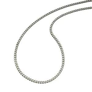 Sterling Silver 50cm Curb Necklace