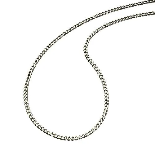 Sterling Silver 50cm Curb Necklace