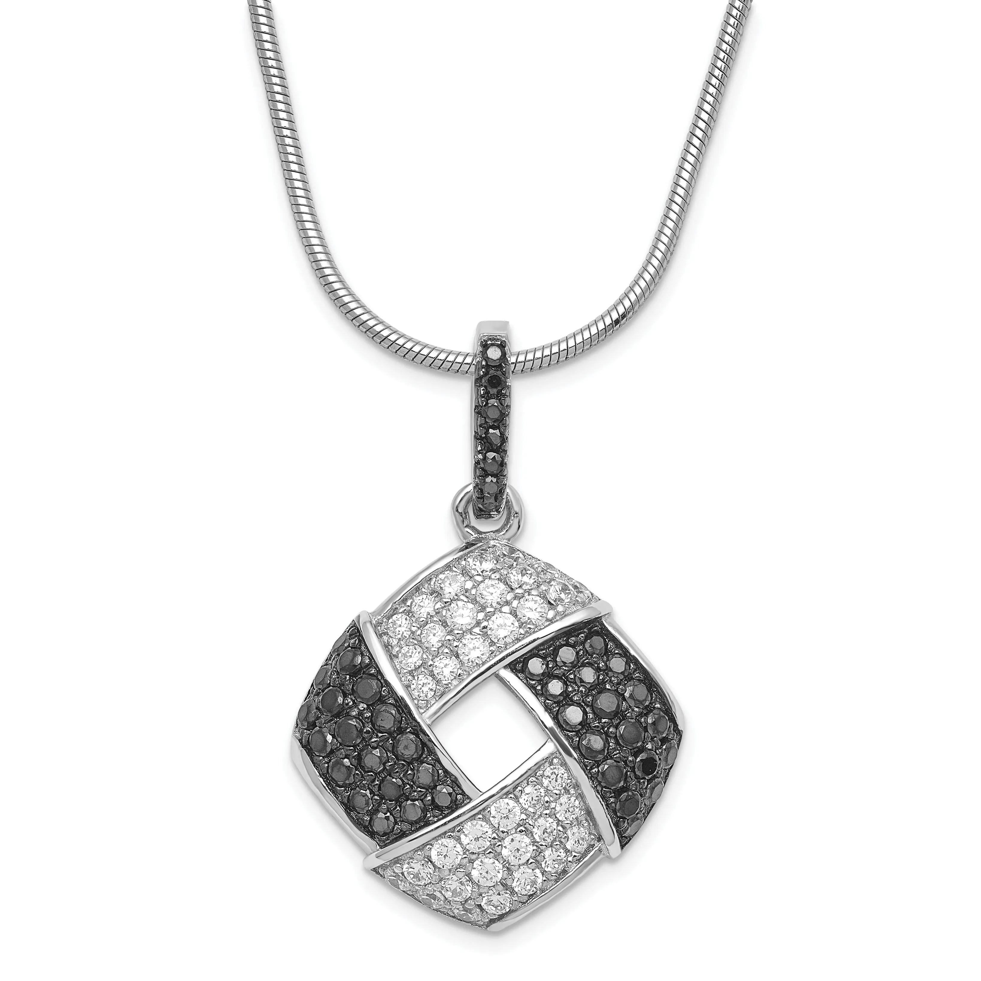 Sterling Silver Cubic Zirconia Necklace