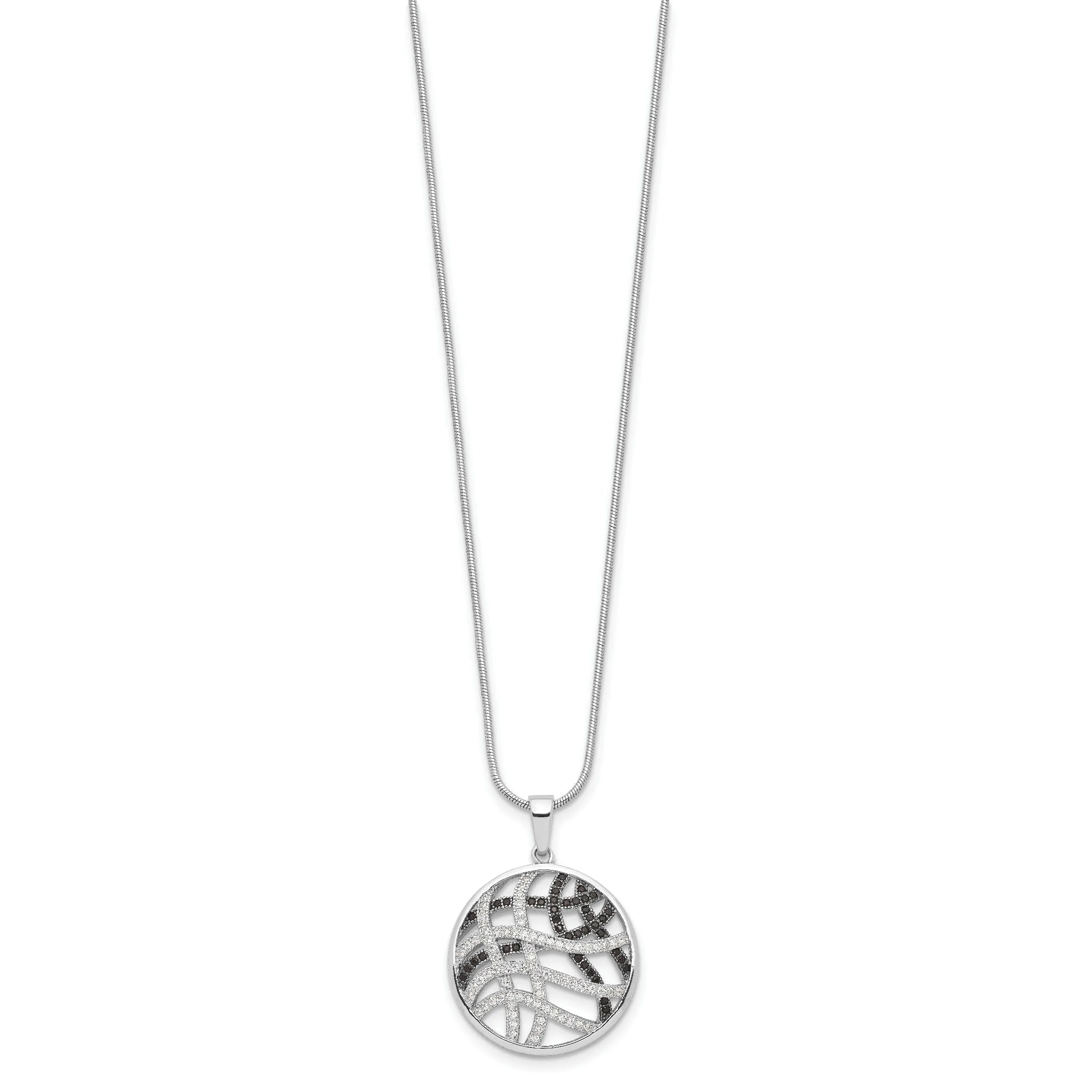 Sterling Silver Cubic Zirconia Necklace