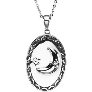 Sterling Silver I Love You Necklace