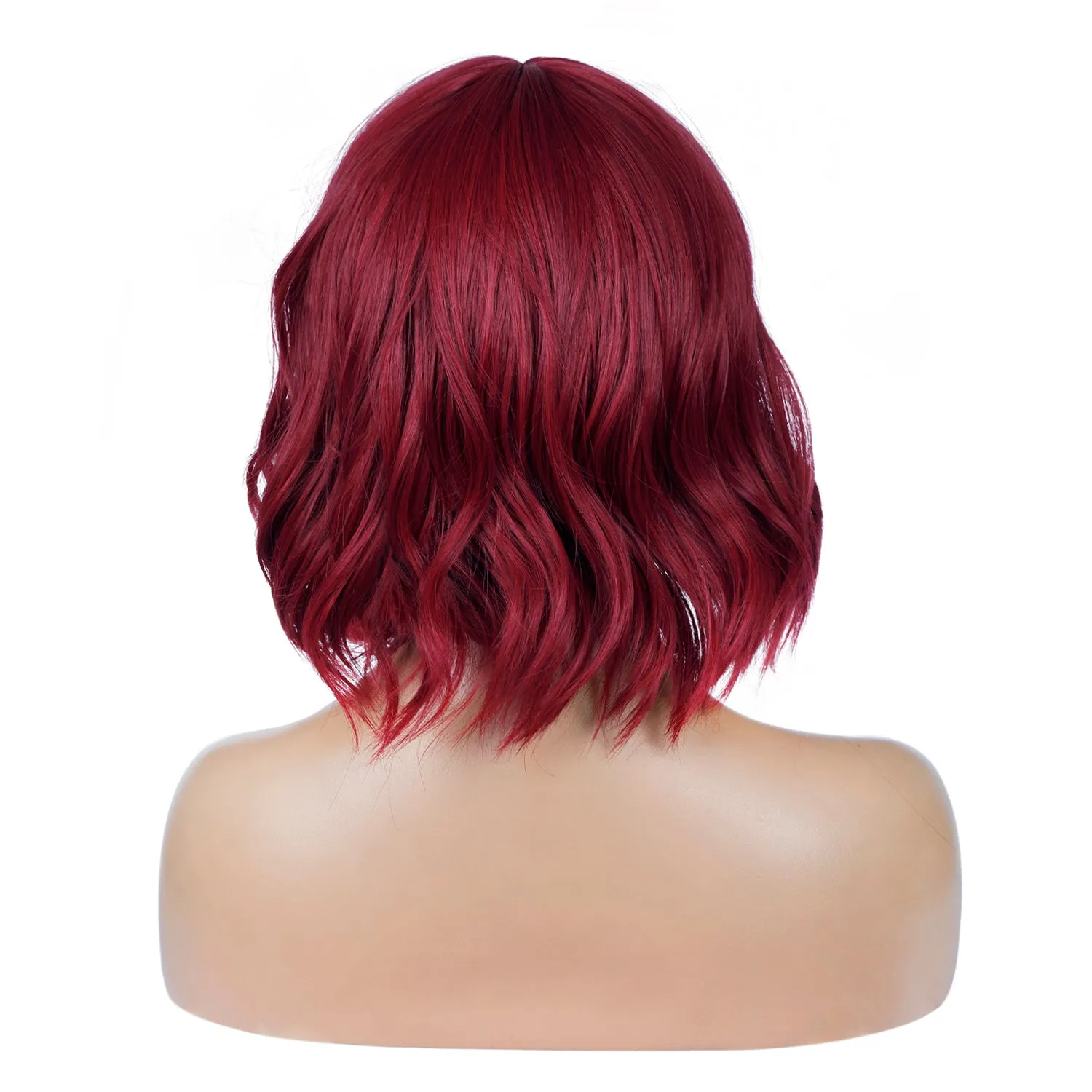 Street Rocker | Red Medium Wavy Synthetic Hair Wig