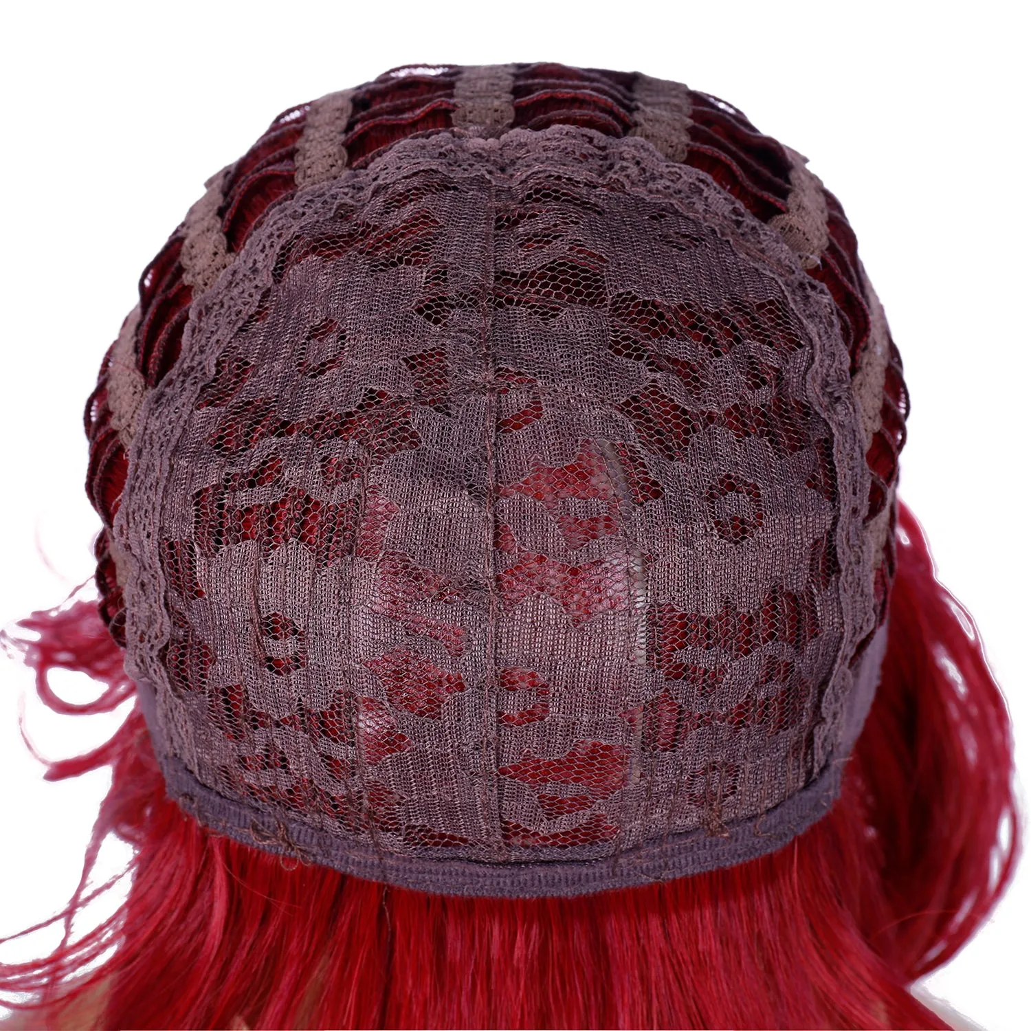 Street Rocker | Red Medium Wavy Synthetic Hair Wig