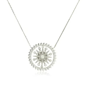 Stunning diamond star necklace