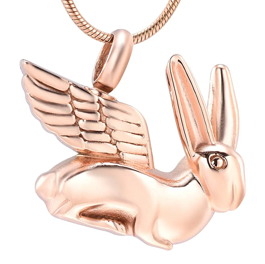 Sweet Angel Rabbit Urn Necklace