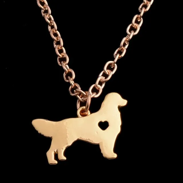 Sweet Heart Dog Necklaces