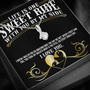 Sweet Ride Biker Love Necklace