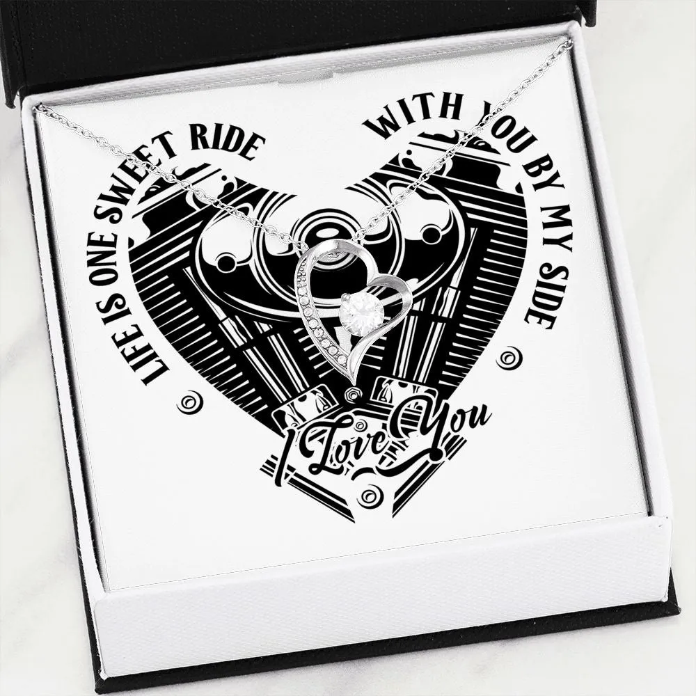 Sweet Ride Heart Necklace