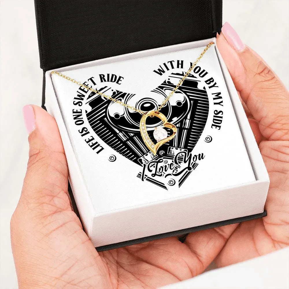 Sweet Ride Heart Necklace