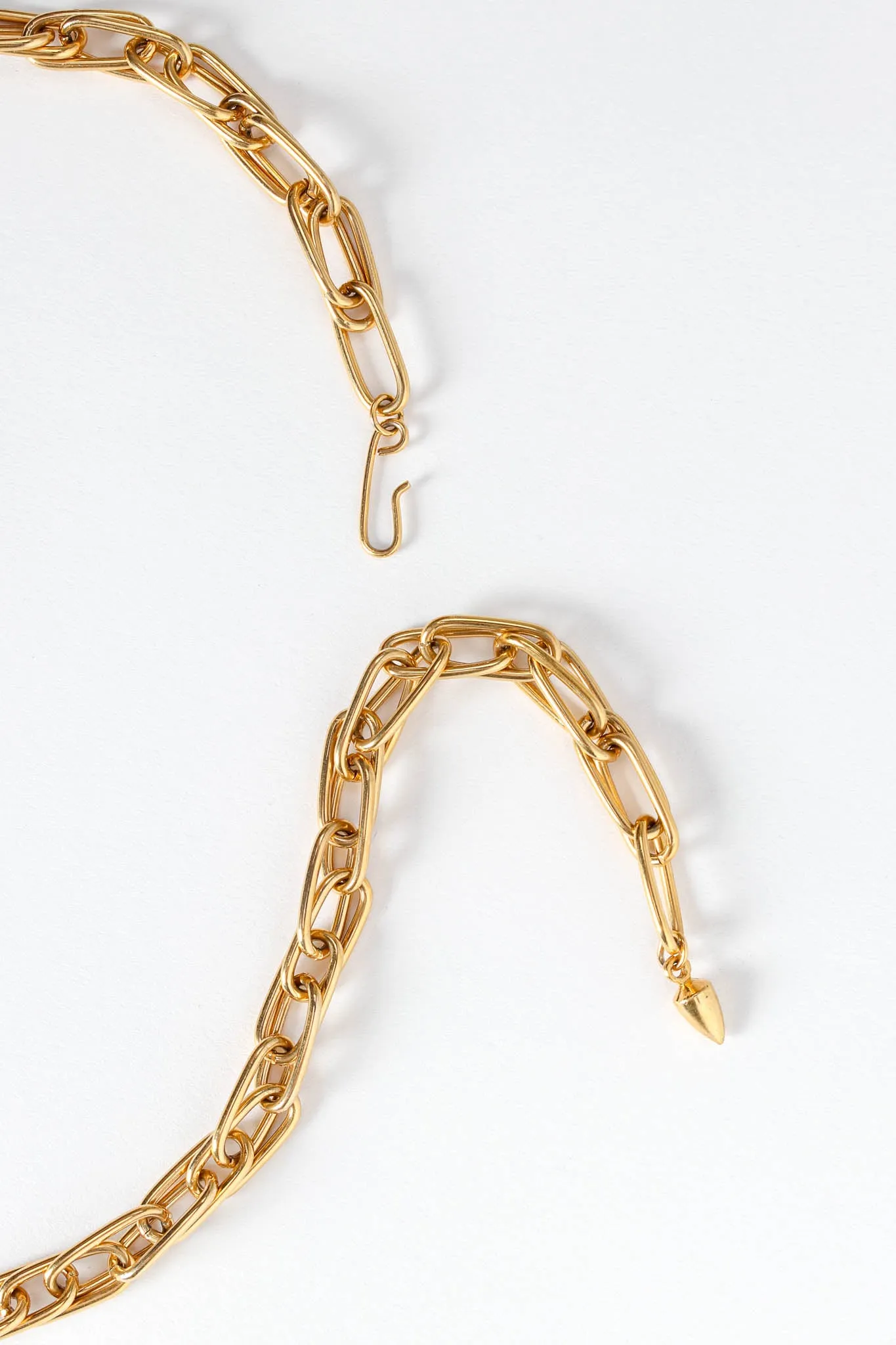 Textured Trapezoid Plate Necklace