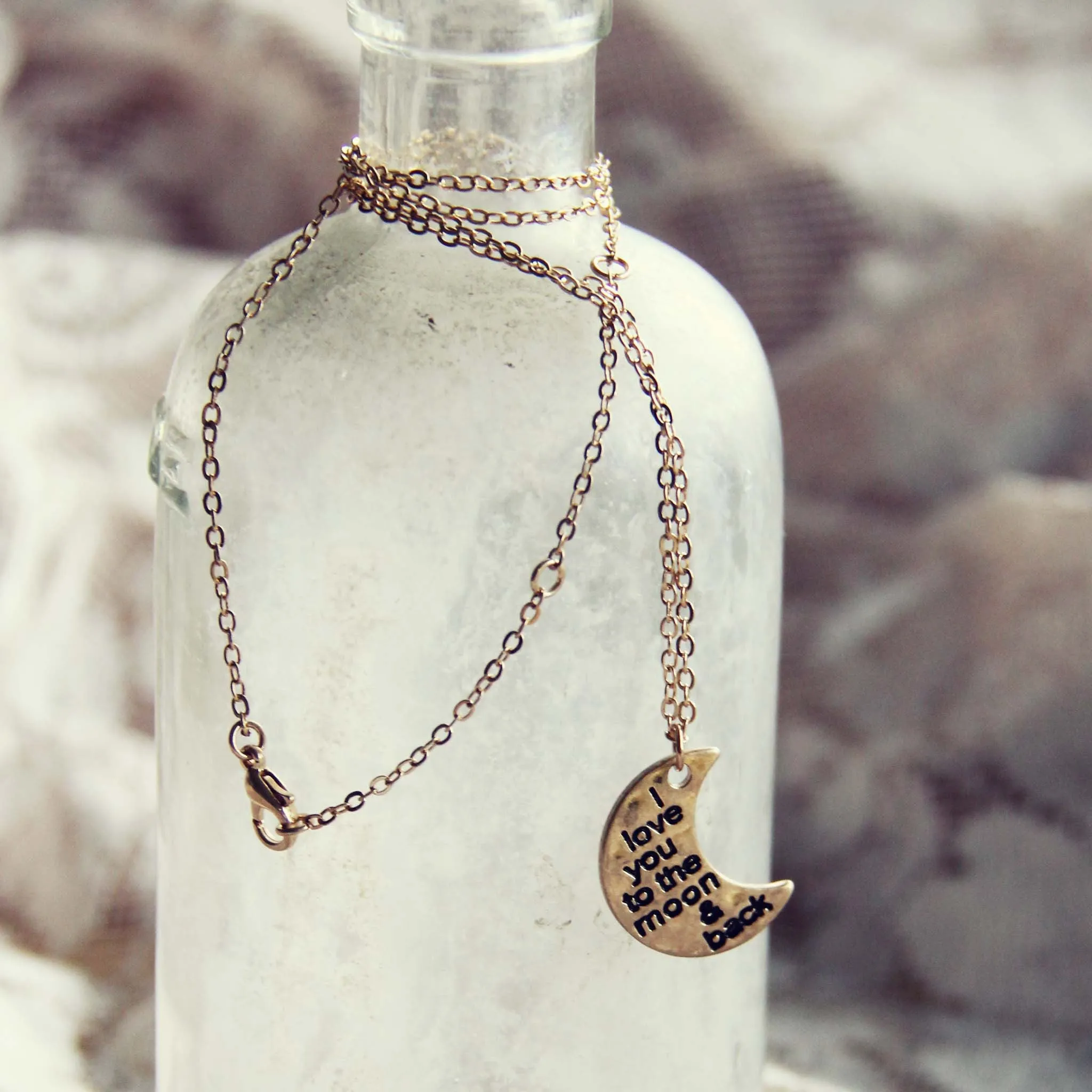 The Moon & Back Necklace