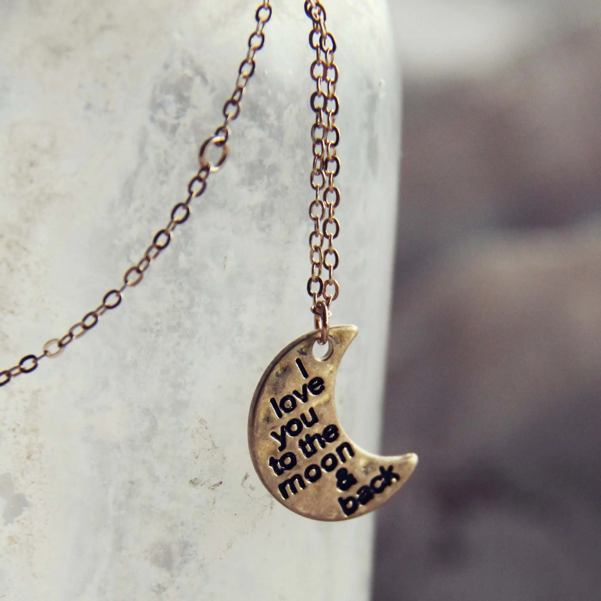 The Moon & Back Necklace