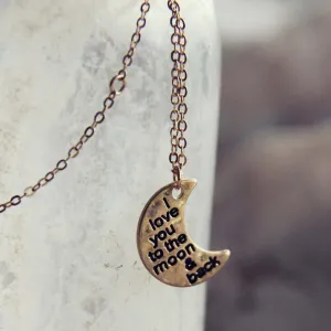 The Moon & Back Necklace