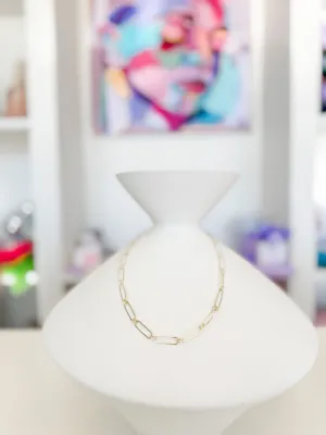 Thin Gold Chain Necklace