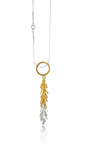 Tickle II Necklace on Chain Gold & Silver