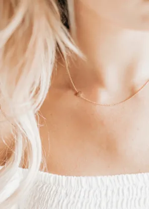 Tiny Heart Necklace - Silver, Rose Gold, Mini Heart