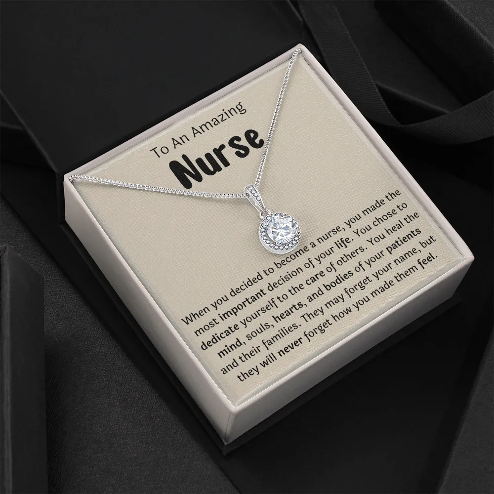 To An Amazing Nurse Necklace