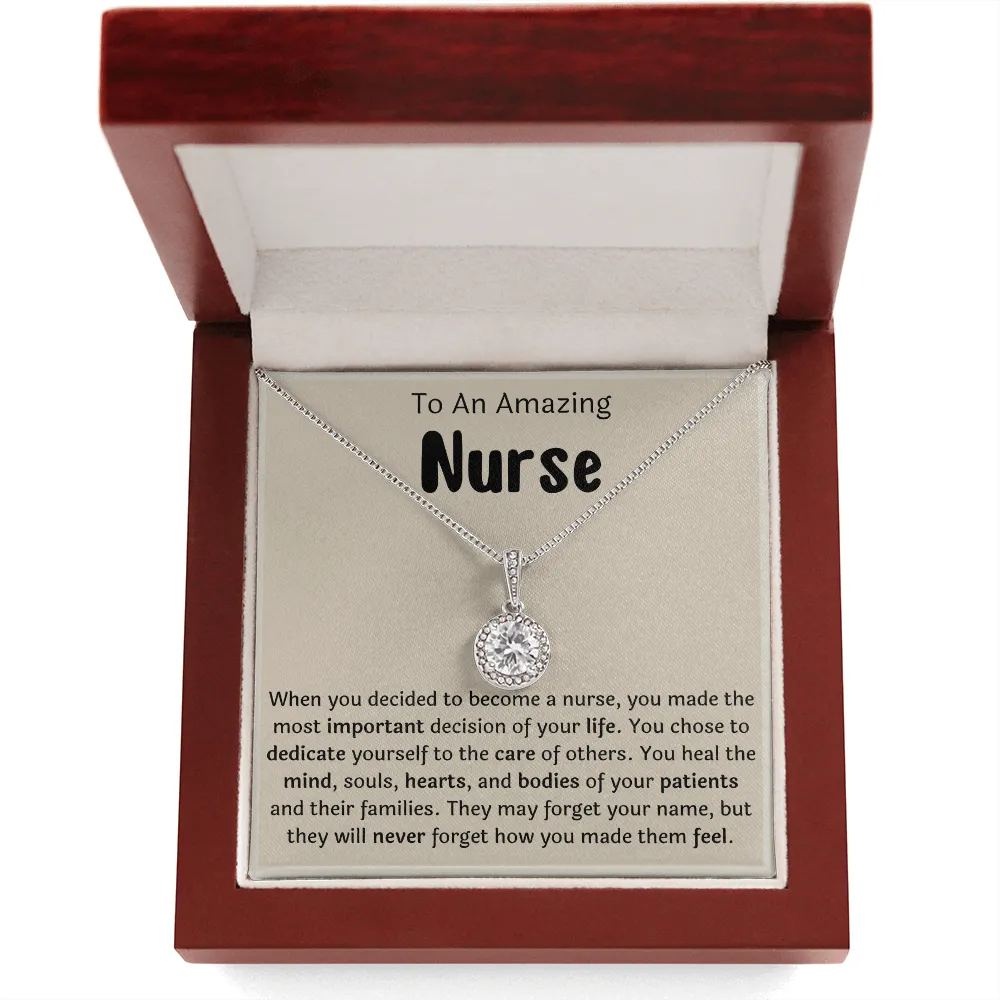 To An Amazing Nurse Necklace