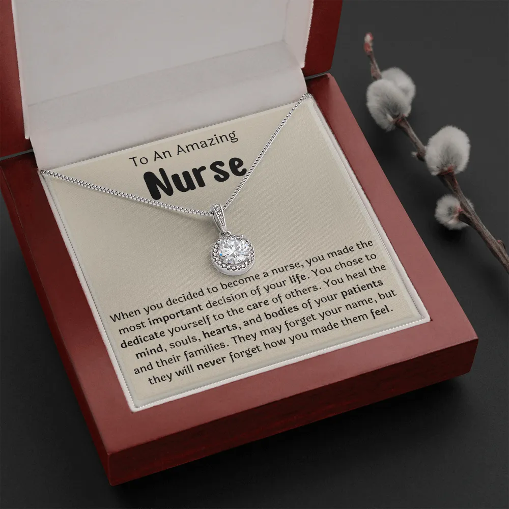 To An Amazing Nurse Necklace