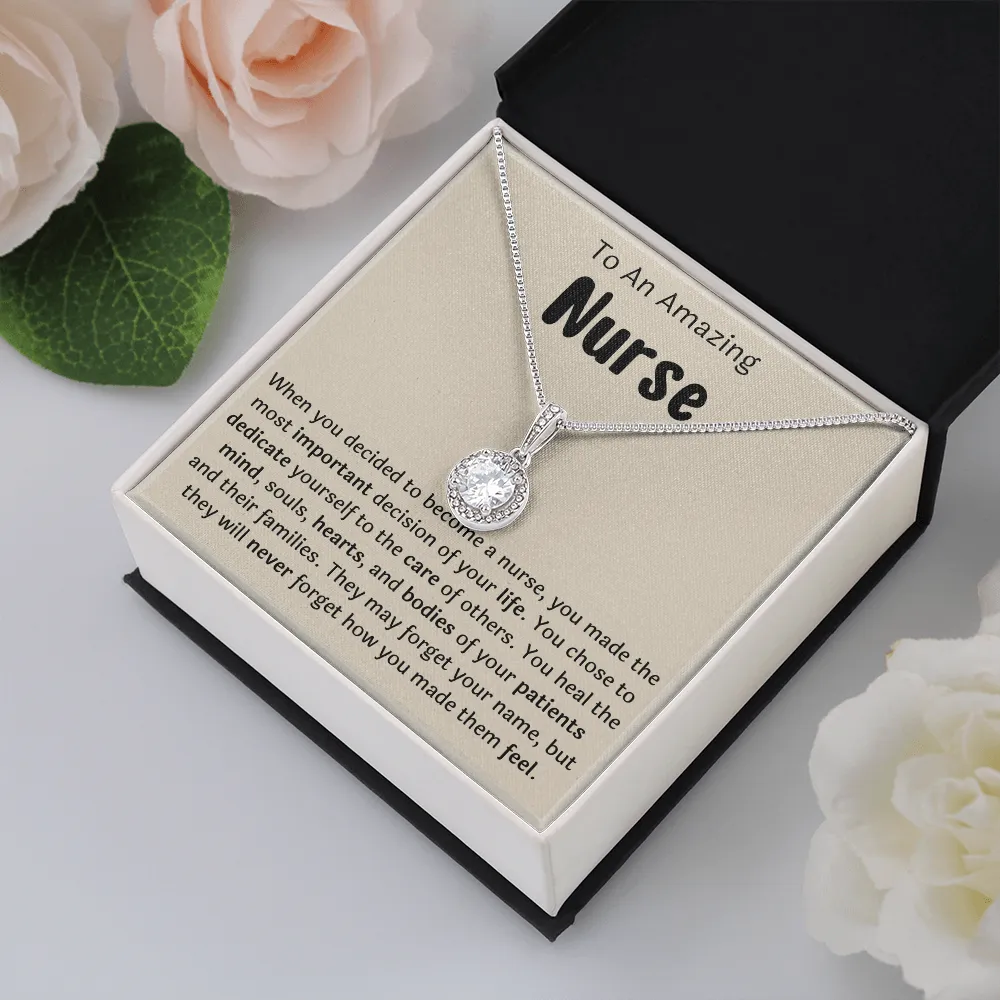 To An Amazing Nurse Necklace