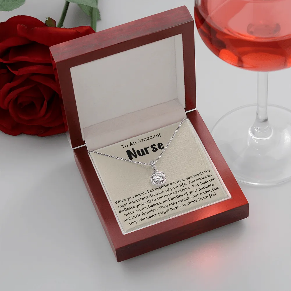 To An Amazing Nurse Necklace