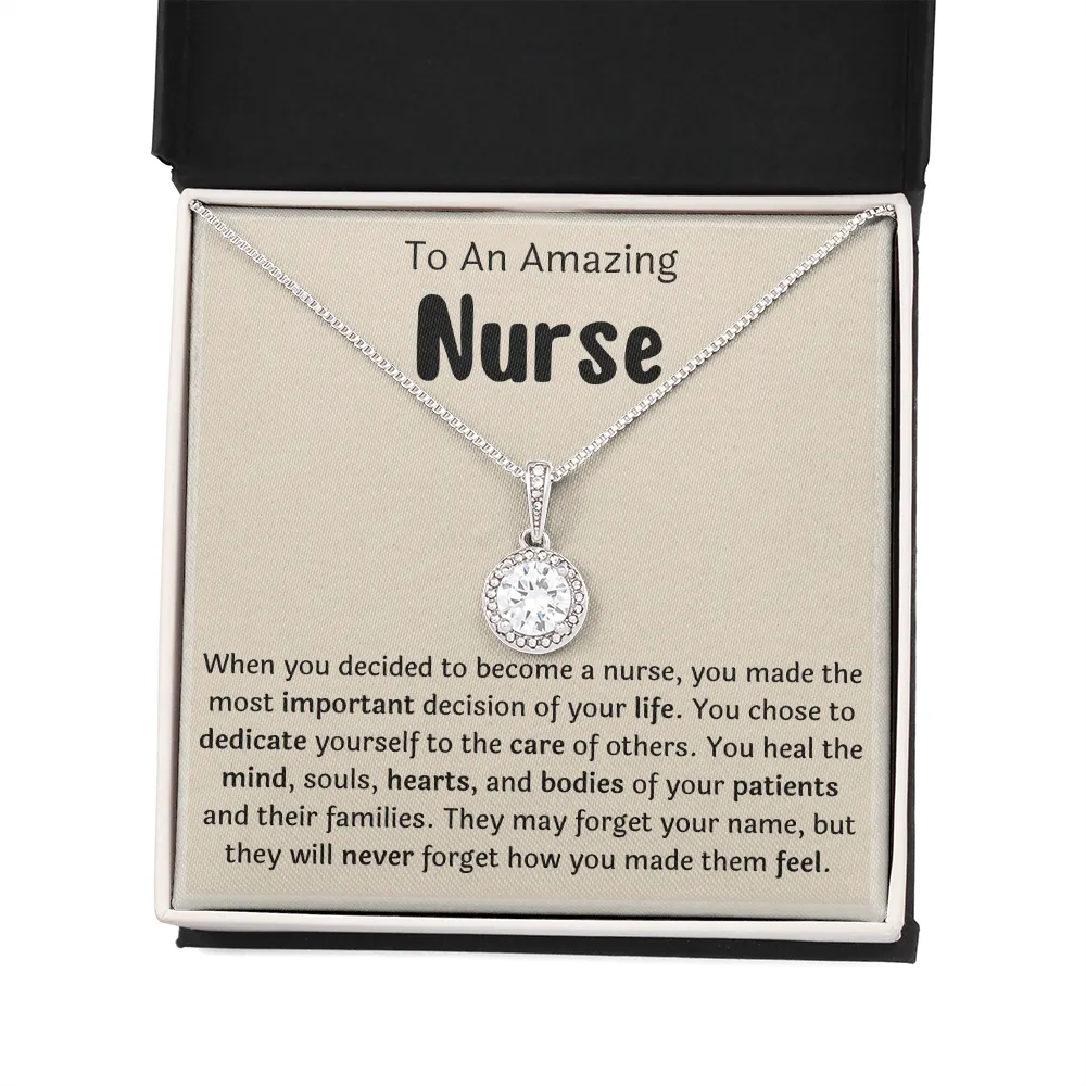To An Amazing Nurse Necklace