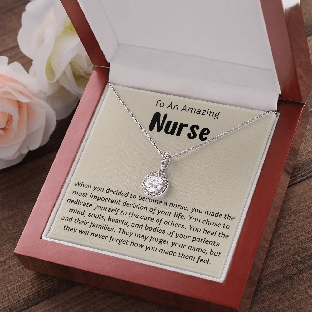 To An Amazing Nurse Necklace