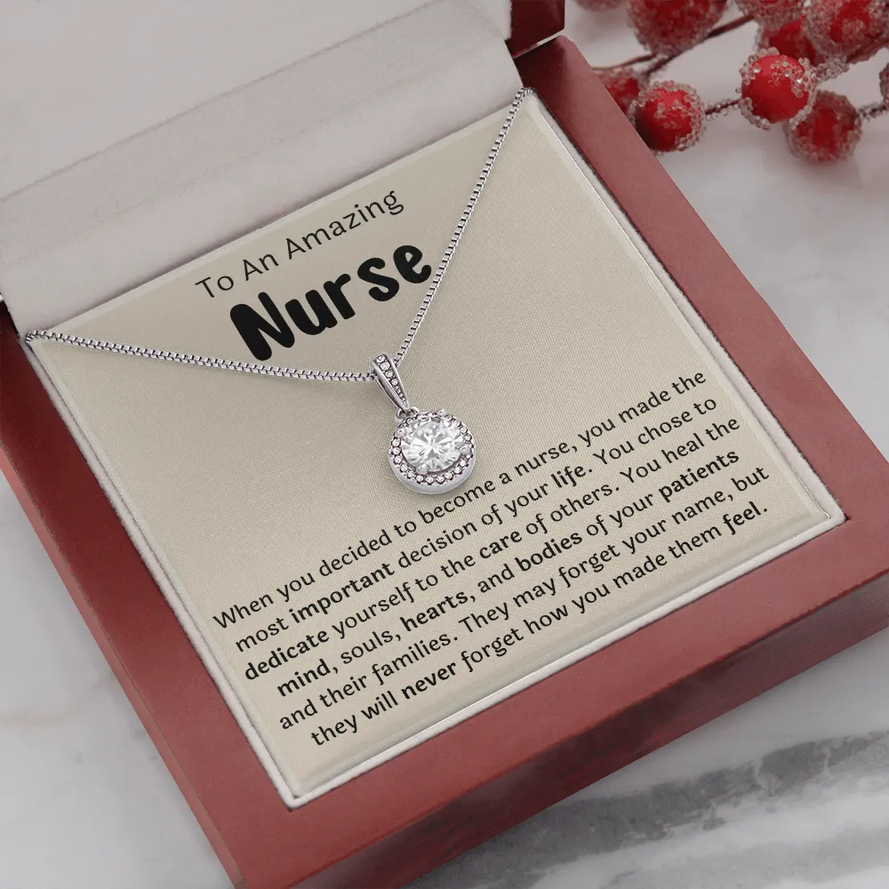 To An Amazing Nurse Necklace
