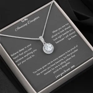 To My Amazing Daughter - Eternal Hope Necklace