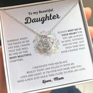 To My Beautiful Daughter Love Mom - Keep Me In Your Heart